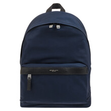 迈克·科尔斯（MICHAEL KORS） MK男包 KENT系列帆布靛青色双肩包 37H6LKNB2C INDIGO