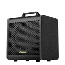 先锋（Pioneer）8英寸音响户外演出音箱K歌带无线话筒广场舞蓝牙便携式带声卡室内户外K歌演绎 黑色
