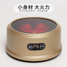 容山堂玻璃煮茶壶烧水壶家用蒸茶器全自动蒸汽式电陶炉茶炉茶具 小静迷你电陶炉-土豪金