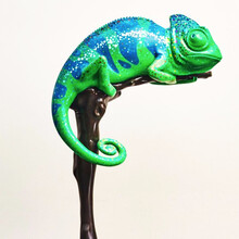 gogoodgoods 构得 邹亮“隐者”艺术品创意礼物家居摆件装饰品精美礼物包装 绿色