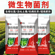 瀚沃 微生物菌剂抗生物菌肥水溶益生菌活化土壤抗病抗旱增根壮苗花肥料 微生物菌剂3斤【分装包】