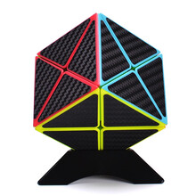 奇艺 碳纤维魔方二阶三阶四阶五阶金字塔斜转SQ1枫叶风火轮斜转变幻金刚X魔方 益智玩具 碳纤维X魔方