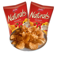 超市	
德国进口劳仑兹红椒味薯片100g*2包 休闲网红零食膨化薯条食品小吃