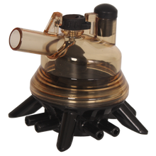 创普 牧场挤奶配件 150毫升奶牛集乳器  塑料集奶爪  透明盖子 带闭气阀 150CC PC 集乳器