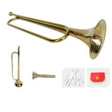 鼓号队小号 小号学生军号乐器B调少先队鼓号队队号铜青年号学生乐器 青年号+铜号嘴