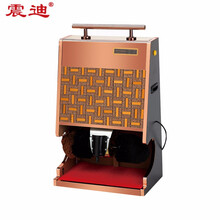 震迪 擦鞋机 感应擦鞋机商用擦鞋器酒店立式电动刷皮鞋器 玫瑰金 栩栩如生 50*30*85cm