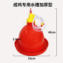 普拉松自动饮水器养鸡用品自动鸡用喂水器鸡场养殖设备喂鸡饮水壶 鸡加高