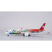 四川航空飞机模型3U8633航班中国机长飞机四川航空a350空客A319模型 空客A350四川航空(无灯)