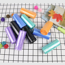 5卷装垃圾袋 常规连卷式平口式 垃圾袋点断式厨房客厅垃圾袋 5卷装  颜色随机