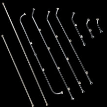 不锈钢扇形喷头农用高压泵电动喷雾器雾化喷杆配件加长葡萄喷头 加长杆60cm