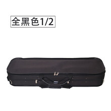 中小提琴琴盒盒子包箱超轻体便成人////潮双肩可背配件 全黑1/2