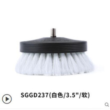 sgcb新格多功能气动刷脚垫地毯门板清洗刷软毛汽车轮胎硬毛刷工具 气动刷（软）