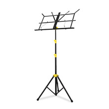 GLEAM格利姆一键升降折叠大谱架吉他小提琴二胡古筝架子鼓乐谱架 GMS-001B+乐谱夹+谱架灯