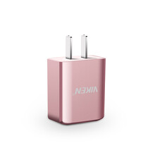 维肯 小米note3/2小米mix2s小米6X/5X/5c/max2 2.4A快速充电器头 玫瑰金