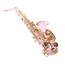 MARGEWATE 麦格维特 降E调 中音萨克斯乐器 大咖推荐全身雕花 亮粉色