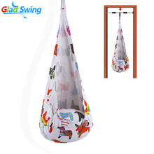 GladSwing儿童秋千室内秋千门框房顶户外单双杠荡秋千露营吊床吊椅吊篮 快乐小马门框+户外套装