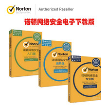Norton Security诺顿网络安全杀毒软件/防病毒软件/支持中英文/赛门铁克公司出品激活秘钥 进阶版 2年3设备 电子码下载版