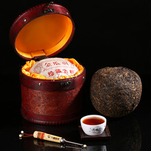 九雁普洱 2013年 古树金瓜御茶普洱茶 生茶 1000克礼盒装