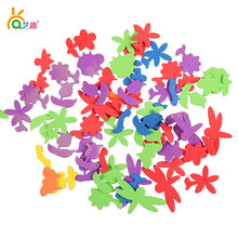 艺趣 艺趣幼儿园手工材料手工diy儿童手工制作背胶海洋动物花朵EVA贴片 背胶花朵昆虫EVA贴片