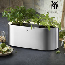 WMF德国福腾宝智巧种植盆不锈钢家用盆栽创意绿植盆电花盆蔬菜种植盆智能花盆 智巧种植盆