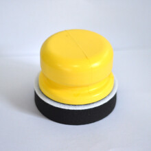 林特 多功能打蜡海绵带手柄高密度镀膜封釉海绵 打蜡块加1个海绵