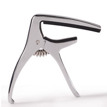 AROMA 阿诺玛民谣木吉他变调夹通用吉他调音夹金属变音夹ac21 AC21亮银色