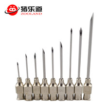 猪乐道（ZHULEDAO） 猪乐道 猪用304不锈钢针头 兽用注射器针头 养猪设备 1.4*38mm 1板