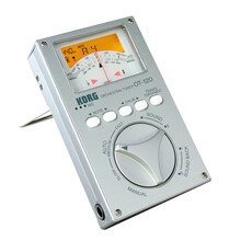 科乐格（KORG） 原装进口 OT120 GT120电子调音器 辅助钢琴调律调音 管弦乐 提琴通用 OT120 银色(配国产拾音夹)