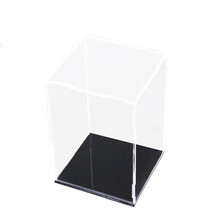 拼酷金属立体拼图动漫拼装模型亚克力陈列展览展示盒防尘盒 1号(长9.5x宽9x高13.5cm)