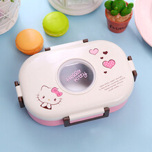 机器猫不锈钢保温饭盒密封便携可爱卡通学生饭盒儿童便当盒 6568KT饭盒