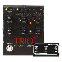 DigiTech Trio 自嗨神器 智能贝斯鼓机自动伴奏效果器 配原装踏板 Trio+自嗨神器PLUS 送：FS3X