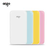 aigo爱国者 聚合物充电宝10000毫安 超薄女爱