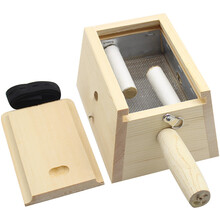 艾奇益 原木艾灸盒随身灸2针孔木制温灸器颈腰腹背部全身八髎家用 2孔插针款