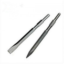 大电镐长六角尖,扁电锤镐尖/锤头/钻头/镐头 电镐配件 尖凿400x25