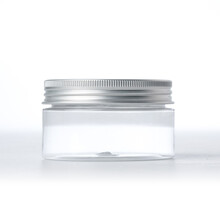 ilbu 透明旅行护肤化妆品分装瓶PET面霜小样瓶膏霜空瓶子大容量泡瓶 铝盖透明100g