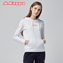 新款春秋女运动服潮流时尚套头衫女连帽卫衣k0762mt10d 韩国白-012 l