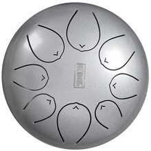 美音天使 空灵鼓无忧鼓钢舌好先生手碟初学者打击乐器音舌鼓色空鼓正品 蓝/银绿 五音12寸