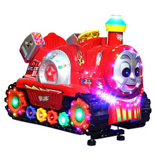 loveforever2021新款儿童投币摇摇车婴儿带音乐商用摇摆机电动玩具宝宝摇马 红色小火车