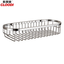科鲁迪cloodi椭圆形单层置物篮 置物架单层网篮 沐浴置物架 35cm W3129