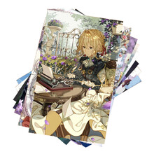 动漫周边  动漫中海报 你的名字舰娘黑执事海贼 八张一套中海报48*29 紫罗兰永恒花园 一套八张 9.6元