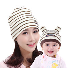 妈妈果 月子帽子春秋产妇帽头巾纯棉孕妇帽子透气夏季薄款时尚防风保暖产后用品 棕熊亲子帽
