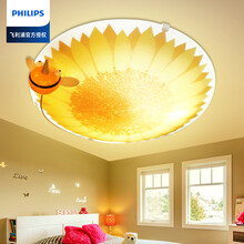 飞利浦LED灯具灯饰儿童卧室现代简约儿童房动漫吸顶灯装饰照明 小蜜蜂小号（13w LED暖光）直径30cm