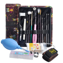 天艺采耳工具套装掏耳朵工具套装挖耳朵挖耳勺水晶鹅毛棒发光耳勺13件套 猫头鹰13件套拇指灯版