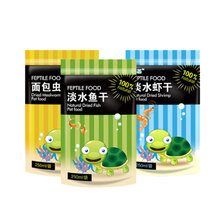 易萌 龟粮 小乌龟饲料 巴西龟鳄龟猪鼻龟饲料 龟食 虾干+鱼干+虫干 各250ml