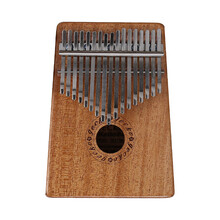 GECKO 壁虎拇指琴17音卡林巴正品10音手指姆钢琴便携式乐器 K17M单板桃花芯17音拇指琴