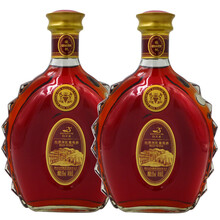 法莱雅白洋河傲帆原汁红葡萄酒女士男士甜型葡萄酒烟台国产红酒1L大容量整箱 2支傲帆