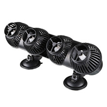 森森 鱼缸冲浪泵水族箱造浪泵双头静音造流泵 JVP-402AB四头 48W 吸盘+磁铁款