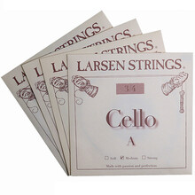 LARSEN STRINGS *拉森专业儿童大提琴弦1/4 1/2 3/4套弦 分数单弦 1/2儿童套弦 四根