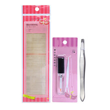 帝飞（DIFEI） 帝飞蕾丝双眼皮贴 隐形自然透气纤维条 不反光网纱宽状肉色美目贴