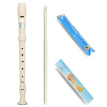 天鹅 课堂乐器竖笛6孔入门儿童乐器8孔初学者德式高音教学练习竖笛 PP竖笛 天鹅PP八孔竖笛